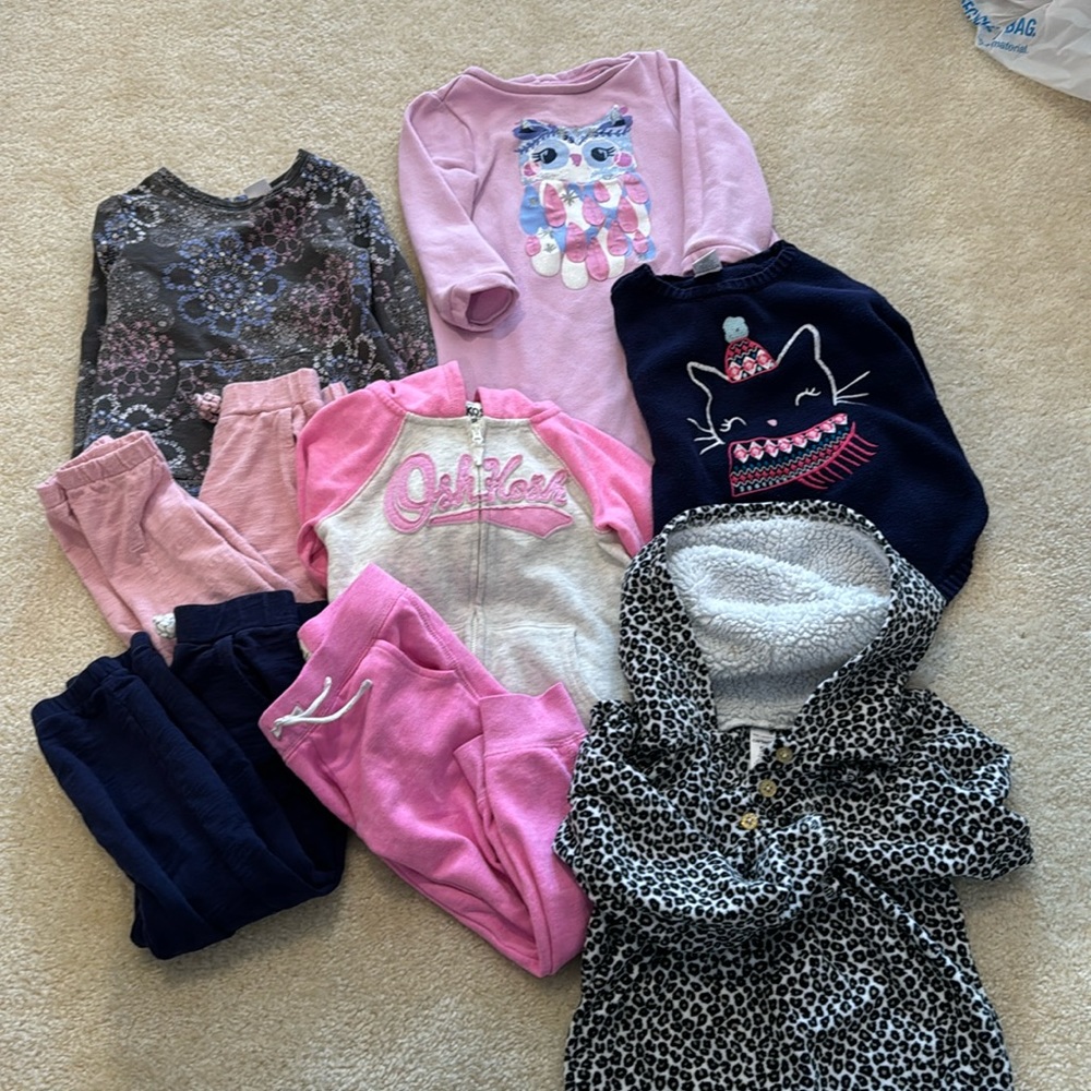 5T lot of girls clothes from various brands